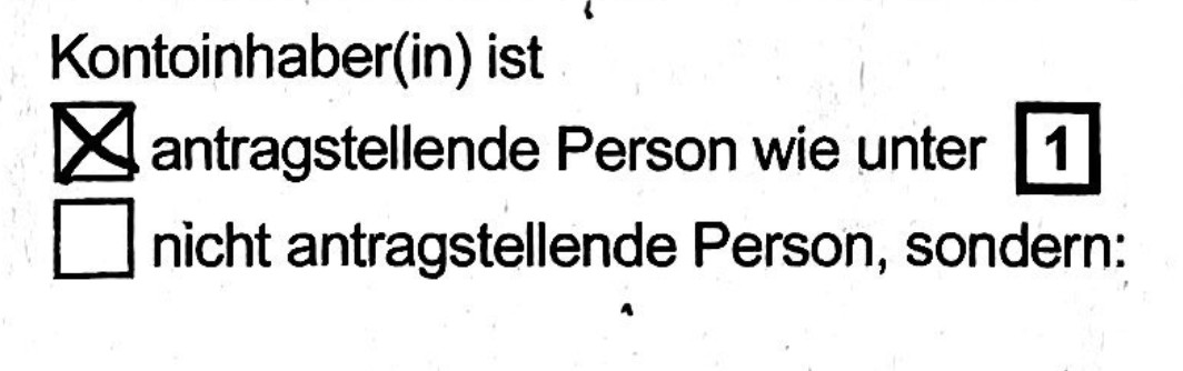 Checkbox in a paper form