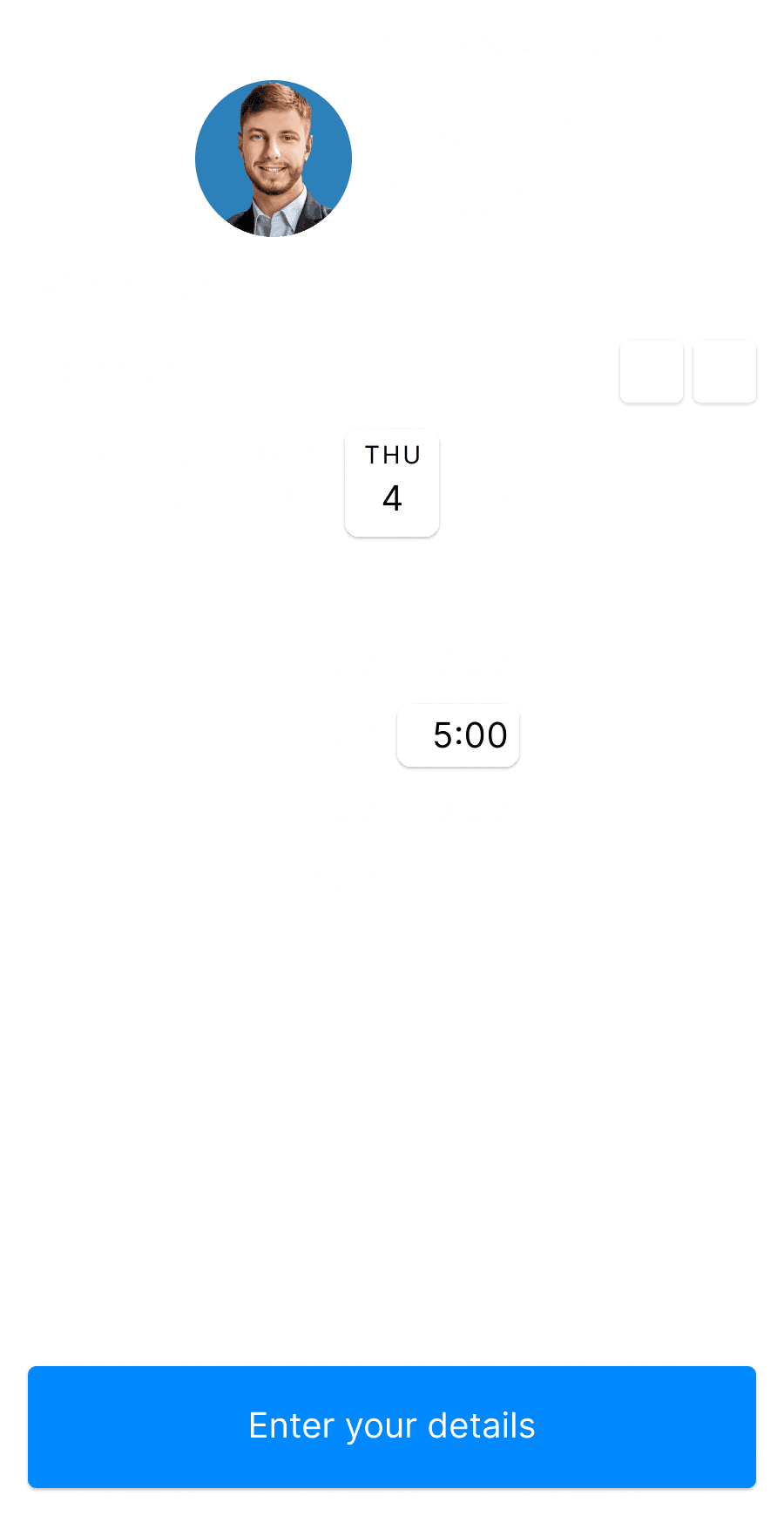 TimeTuna's booking widget